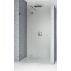 Riho Scandic sprchové dveře 80 cm sklopné černá matný/průhledné sklo G001019121