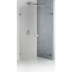 Riho Scandic sprchový kout 100x100 cm čtvercový černá matný/průhledné sklo G001048121