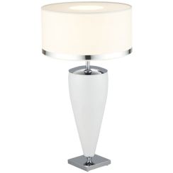 Argon Lorena stolní lampa 1x15 W bílá-opálová 367