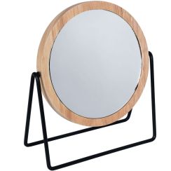 BISK Umbra kosmetické zrcátko 19.5x19.5 cm kulatý černá 08161
