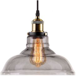 Altavola Design New York Loft závěsné svítidlo 1x40 W mosaz LA040/P_smoky