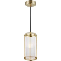 Nordlux Linton venkovní závěsná lampa 1x15 W mosaz 2218273035