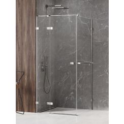 New Trendy Avexa sprchový kout 120x110 cm obdélníkový chrom lesk/průhledné sklo EXK-2411