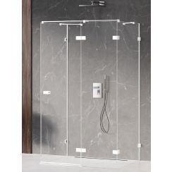 New Trendy Avexa White sprchový kout 120x90 cm obdélníkový bílá matný/průhledné sklo EXK-2902