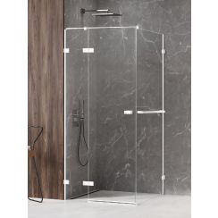 New Trendy Avexa White sprchový kout 120x80 cm obdélníkový bílá matný/průhledné sklo EXK-2786
