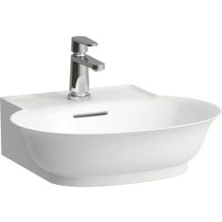 Laufen The New Classic umyvadlo 50x45 cm polokulatý klasický-nábytkový bílá matný H8168527571091