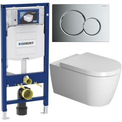 Set záchodová mísa Duravit ME by Starck 2529092000, záchodové prkénko Duravit ME by Starck 0020090000, 115.770.21.5