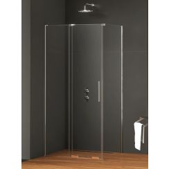 New Trendy Smart sprchový kout 130x110 cm obdélníkový chrom lesk/průhledné sklo EXK-4038