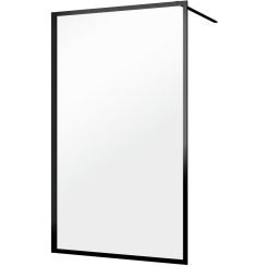 Sealskin Contour sprchová zástěna walk-in 100 cm černá matný/průhledné sklo CDA30986195100