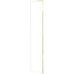 Rea Hugo sprchová zástěna 30 cm zlatá kartáčovaný/průhledné sklo REA-K6610