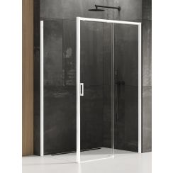 New Trendy Prime White sprchový kout 160x90 cm obdélníkový bílá matný/průhledné sklo D-0413A/D-0220B