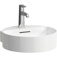 Laufen Val umyvadlo 42.5x40 cm kulatý klasický bílá lesk H8112814001041