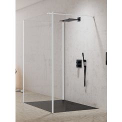 New Trendy New Modus White sprchová zástěna walk-in 120 cm bílá matný/průhledné sklo EXK-2259