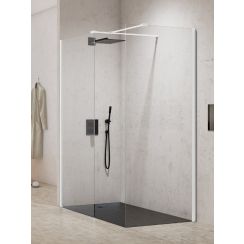 New Trendy New Modus White sprchový kout walk-in 120x80 cm obdélníkový bílá matný/průhledné sklo EXK-2286