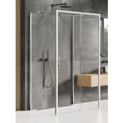 New Trendy Prime sprchový kout 160x90 cm obdélníkový chrom lesk/průhledné sklo K-0866