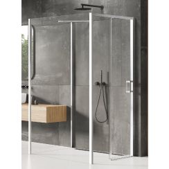 New Trendy Prime sprchový kout 120x100 cm obdélníkový chrom lesk/průhledné sklo K-1263