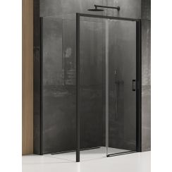 New Trendy Prime Black sprchový kout 130x70 cm obdélníkový černá polomatný/průhledné sklo K-1288