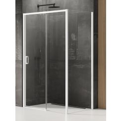 New Trendy Prime White sprchový kout 130x70 cm obdélníkový bílá matný/průhledné sklo K-1396