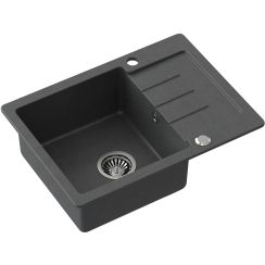 Quadron Johnny dřez graniteq 60x44 cm černá HCQJ6044CZK