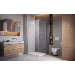 Radaway Essenza New KDJ-B sprchové dveře 100 cm skládací chrom lesk/průhledné sklo 1385083-01-01L