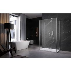 Radaway Essenza New KDJ+S sprchové dveře 90 cm sklopné chrom lesk/průhledné sklo 1385020-01-01R