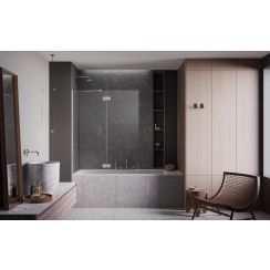 Radaway Essenza New PND II vanová zástěna 100 cm dvoudílný 110002100-01-01L