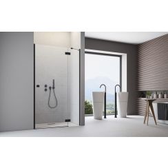 Radaway Essenza New Black DWJ sprchové dveře 110 cm sklopné zlatá matný/průhledné sklo 1385015-54-01R