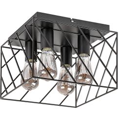 Rabalux Boroo stropní světlo 4x25 W černá 71027