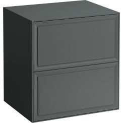 Laufen The New Classic skříňka s deskou 57.5x45.5x60 cm pod umyvadlo závěsná šedá H4060060856271