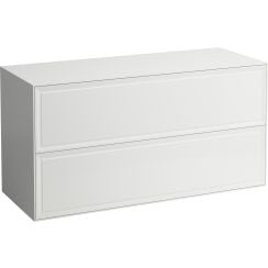 Laufen The New Classic skříňka s deskou 117.5x45.5x60 cm pod umyvadlo závěsná bílá-černá H4060260851701