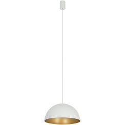 Nowodvorski Lighting Hemisphere závěsné svítidlo 1x12 W bílá-zlatá 10701
