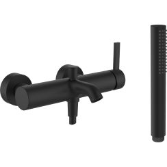 Laufen Kartell vanová baterie na stěnu černá H3213370811411