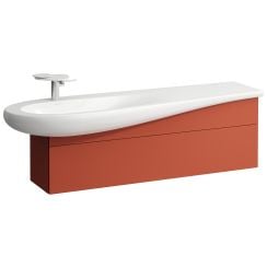 Laufen Il Bagno Alessi skříňka 135x32x34 cm pod umyvadlo závěsná H4304510972691