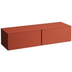 Laufen Il Bagno Alessi skříňka s deskou 160x50x37 cm pod umyvadlo závěsná H4303300972691