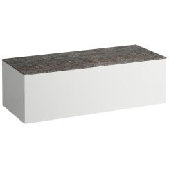 Laufen Il Bagno Alessi skříňka s deskou 120x50x37 cm pod umyvadlo závěsná bílá H4323000972601
