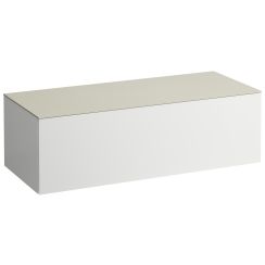 Laufen Il Bagno Alessi skříňka s deskou 120x50x37 cm pod umyvadlo závěsná bílá H4313000972601