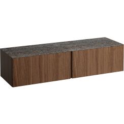 Laufen Il Bagno Alessi skříňka s deskou 160x50x37 cm pod umyvadlo závěsná H4323300976301