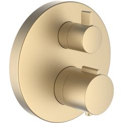 Laufen City Therm sprchová baterie pod omítku s termostatem zlatá HF905474462000