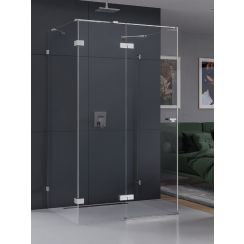 New Trendy Eventa sprchový kout 90x80 cm obdélníkový chrom lesk/průhledné sklo EXK-4577