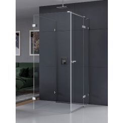 New Trendy Eventa sprchový kout 100x80 cm obdélníkový chrom lesk/průhledné sklo EXK-4600