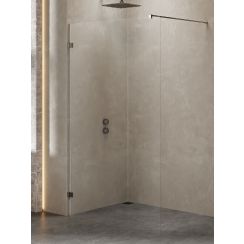 New Trendy Avexa Gunmetal Brushed sprchová zástěna walk-in /průhledné sklo EXK-7095