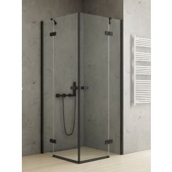 New Trendy Reflexa Black sprchový kout 120x80 cm obdélníkový černá polomatný/průhledné sklo EXK-4992