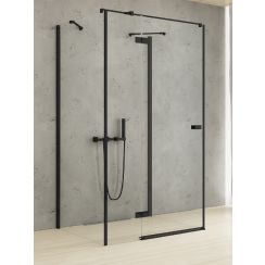 New Trendy Reflexa Black sprchový kout 80x80 cm čtvercový černá matný/průhledné sklo EXK-4999