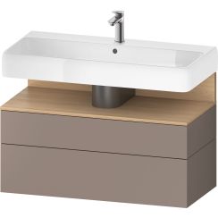 Duravit Qatego skříňka 99x47x59 cm závěsná pod umyvadlo dub QA4395030430010