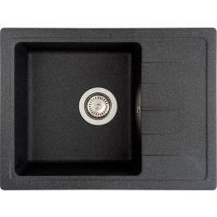 Deante Adel granitový dřez 58x44 cm šedá/grafitová/onyx ZLM211A