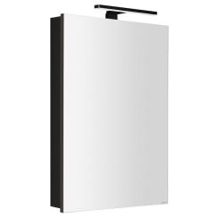 Sapho Greta skříňka 50.3x14.2x70 cm Se zrcadlem černá GT055-0035