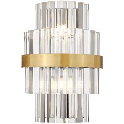 Zuma Line Constantinople nástěnné svítidlo 2x28 W mosaz W0567-02A-B52G