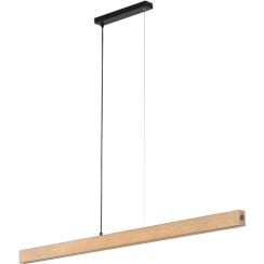 TK Lighting Teo závěsné svítidlo 1x36 W černá-dřevo 1448