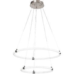 Rabalux Irelia závěsné svítidlo 2x55 W chrom-satén 72009