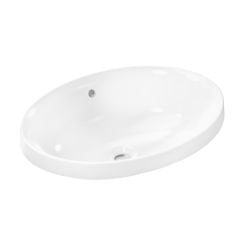 Hansgrohe Xuniva D umyvadlo 55x40 cm oválné zápustný bílá 61058450